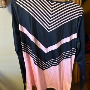 Striped Long Sleeve Top large